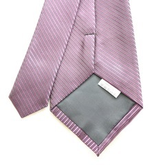 【新品未使用】紫★ストライプネクタイ★パープルの画像