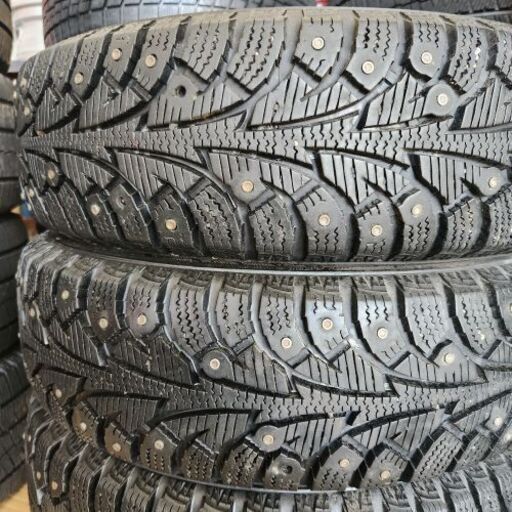 道内送料無料❗️スパイク❗️155/65/13冬タイヤ☆ハンコックカップピンタイヤ ◇スパイク冬タイヤ+ホイール4本セット◇155/65R13 ハンコック