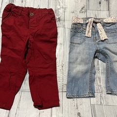 子供服 ズボン スカート キッズ 女の子 80サイズ GAP H&Mの画像