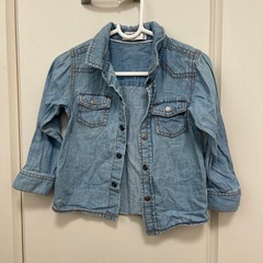 デニムシャツ　90
