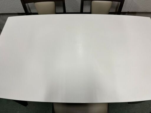 NITORI ニトリ ダイニングテーブル イス3脚セット Nイーニー 回転チェア 収納ラック 幅138cm×奥行80cm×高さ70cm