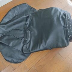 冬のスクーターに防寒ひざあての画像