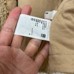 ボアベスト　ユニクロ　90の画像