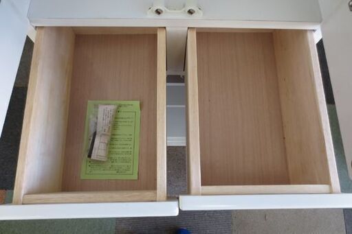 幅48㎝ スリム 食器棚 奥行44×高さ180㎝ ホワイト 正面鏡面 キッチン収納 白 札幌 北20条店