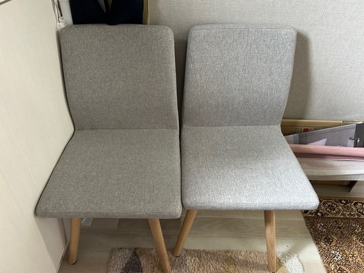 ダイニングチェア回る椅子　2脚美品✨値下げしました。決まりました