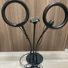LEDリングライト　　WEB会議　照明　リモート会議　リモート面接　の画像