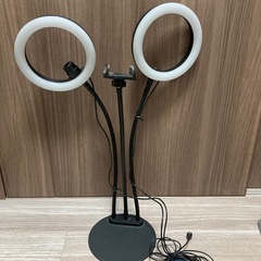 LEDリングライト　　WEB会議　照明　リモート会議　リモート面接　
