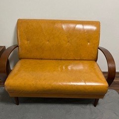ソファー　2人掛け　合皮