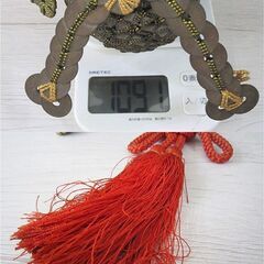 五円玉 ５円玉 兜 縁起物 置物 コインアート 重量約１㎏ こどもの日 飾り【中古】JO9060HONの画像