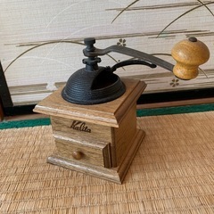 Kalita 手挽きコーヒーミル 木製 クラシックスタイルの画像