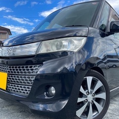 最上級グレード☆走行9万キロ台☆月々9千円〜分割払い可❗️ 車検2年付き！【名義変更代込み】大人気☆スズキ パレットSW☆HDDナビ付き☆走行中DVD見れます☆ETC付き☆両側電動スライドドア☆ドラレコ☆スマートキー☆フルオートエアコン☆純正アルミ☆事故修復歴無し☆そのまま乗って帰れます‼️の画像