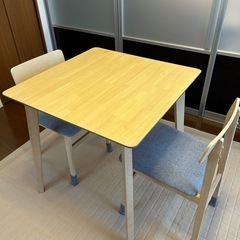 （良品）ダイニングテーブル　チェアセット