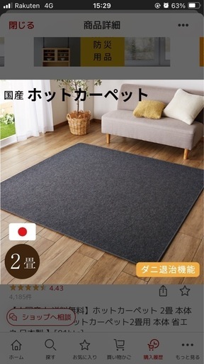 2個セット！ホットカーペット