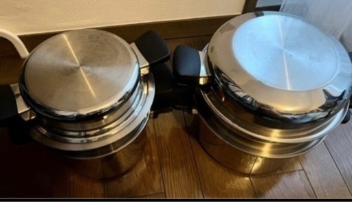 未使用　 調理器具 鍋　蒸し器　ステンレス　鍋　フライパン　シチューパン