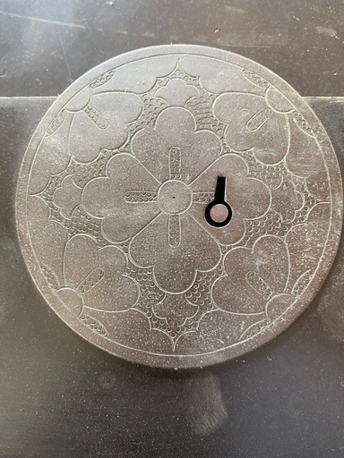 レトロ 和箪笥 金具取り 彫刻 古銅