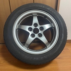 5穴のアルミタイヤ4本セット