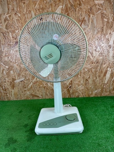 78 扇風機 レトロ 緑 動作品