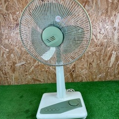 78 扇風機 レトロ 緑 動作品