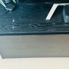 【無料】テレビ台(ブラック)幅150cm×高さ31cm×奥行42cmの画像