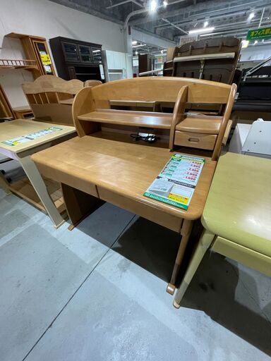 学習机/上棚付き(No:1231055)