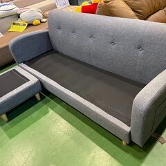 【愛品館八千代店】コンパクト　グレー　カウチソファの画像