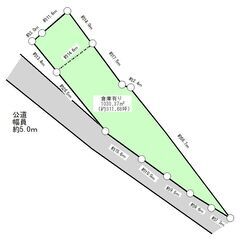 ★我孫子市布佐土地★890万円、布佐駅徒歩12分、物置有り、約3...