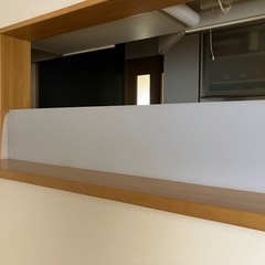 キッチンカウンター上　アクリルパーテーション