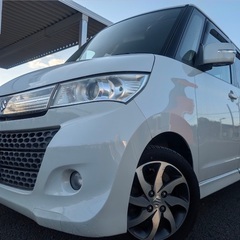 人気の4WD！月々9千円〜分割払い可❗️ 車検2年付き！【名義変更代込み】大人気☆スズキ パレットSW☆HDDナビ付き☆走行中DVD見れます☆バックカメラ付き☆ETC付き☆電動スライドドア☆ドラレコ☆スマートキー☆フルオートエアコン☆純正アルミ☆そのまま乗って帰れます‼️の画像
