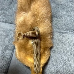 ファーマフラー　毛皮　キツネ　昭和レトロ　襟巻きの画像