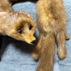 ファーマフラー　毛皮　キツネ　昭和レトロ　襟巻きの画像