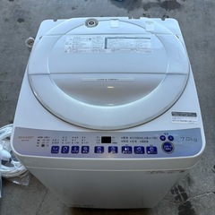 SHARP シャープ 全自動電気洗濯機 ES-T715-W 2023年製 シャープ ES-T715 全自動洗濯機 7kg ホワイト｜ピーチクパーク