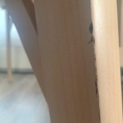 天然木ダイニングテーブル5点セットの画像
