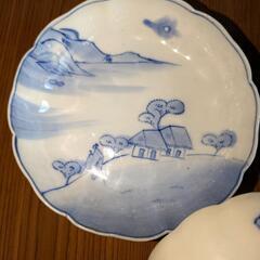 レトロ✨️お鉢皿　同柄12枚　15cm×5cmの画像