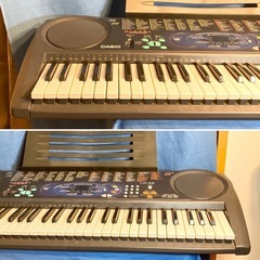 CASIO LK-35 光ナビゲーション付き　電子キーボード　アダプター付　楽器 電子ピアノ カシオ　電子キーボードの画像