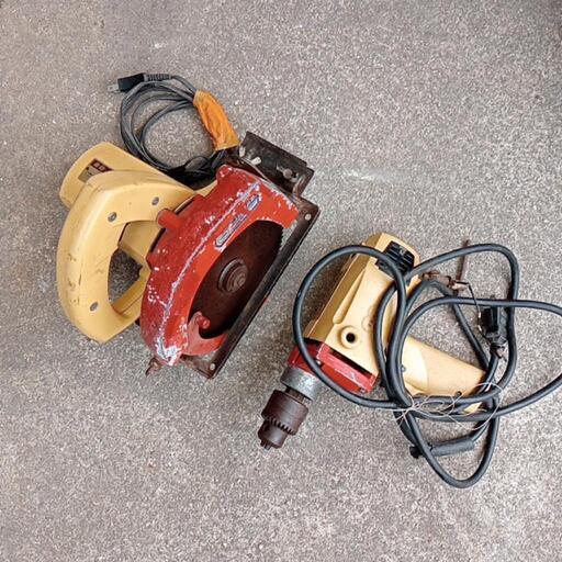 電動工具　丸ノコとドリル