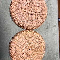 新品　ラタン　バスケット　小物入れの画像