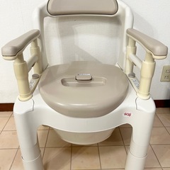 未使用品】アロン化成 ポータブルトイレ 安寿533921 介護用品