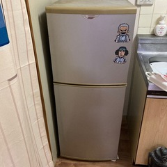 2ドア冷蔵庫
