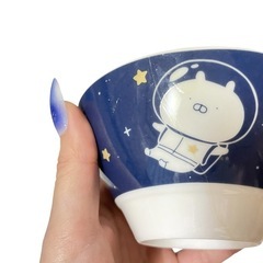 うさまる メラミン食器 豆皿 ライスボウル デザートカップ S-133-22の画像