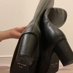 ブーツ 黒 24cmの画像