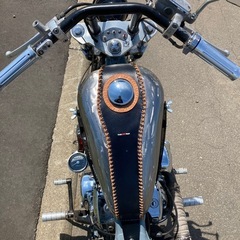 ホンダsteedスティード 400 カスタム　ラットフリスコの画像