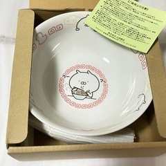 【激レア】【新品未使用】うさまる ラーメンどんぶり(レンゲセット)　18の画像