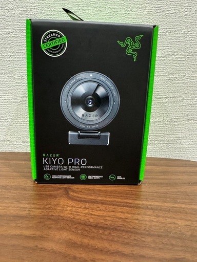 【ウェブカメラ】　Razer Kiyo pro【美品・付属品完備】
