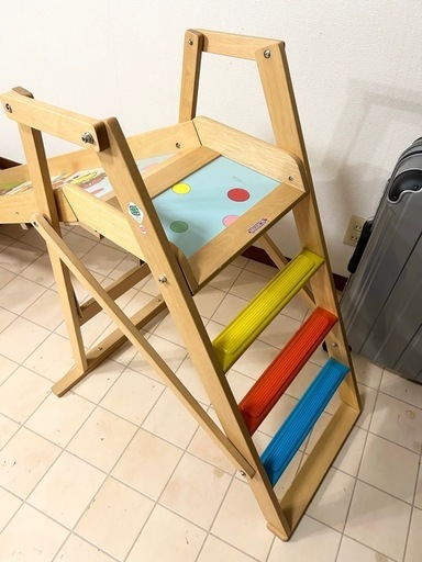 値下げ❗️サワベビー木製滑り台室内遊具 (アレク) 豊田町のキッズ用品