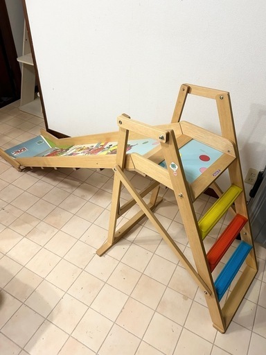 値下げしました　サワベビー 木製すべり台ミルキー slide_file.jpg