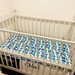 ベビーベッド、布団セットおまけ付き