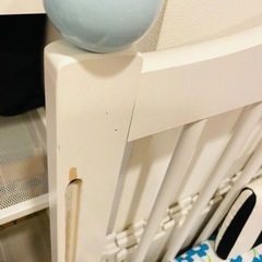 ベビーベッド、布団セットおまけ付きの画像