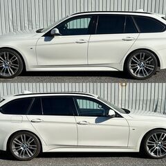 車検R8/9まで 修復歴無 LCI 後期モデル 320d Mスポーツ ダコタレザーシート ACC OP19インチAW 地デジ レーンチェンジウォーニングの画像