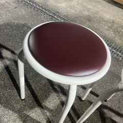 椅子 三脚セット イス  丸型 インテリア 家具　の画像