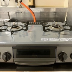 【値下げ】リンナイ グリル付ガステーブル（ET34NJH6-G）